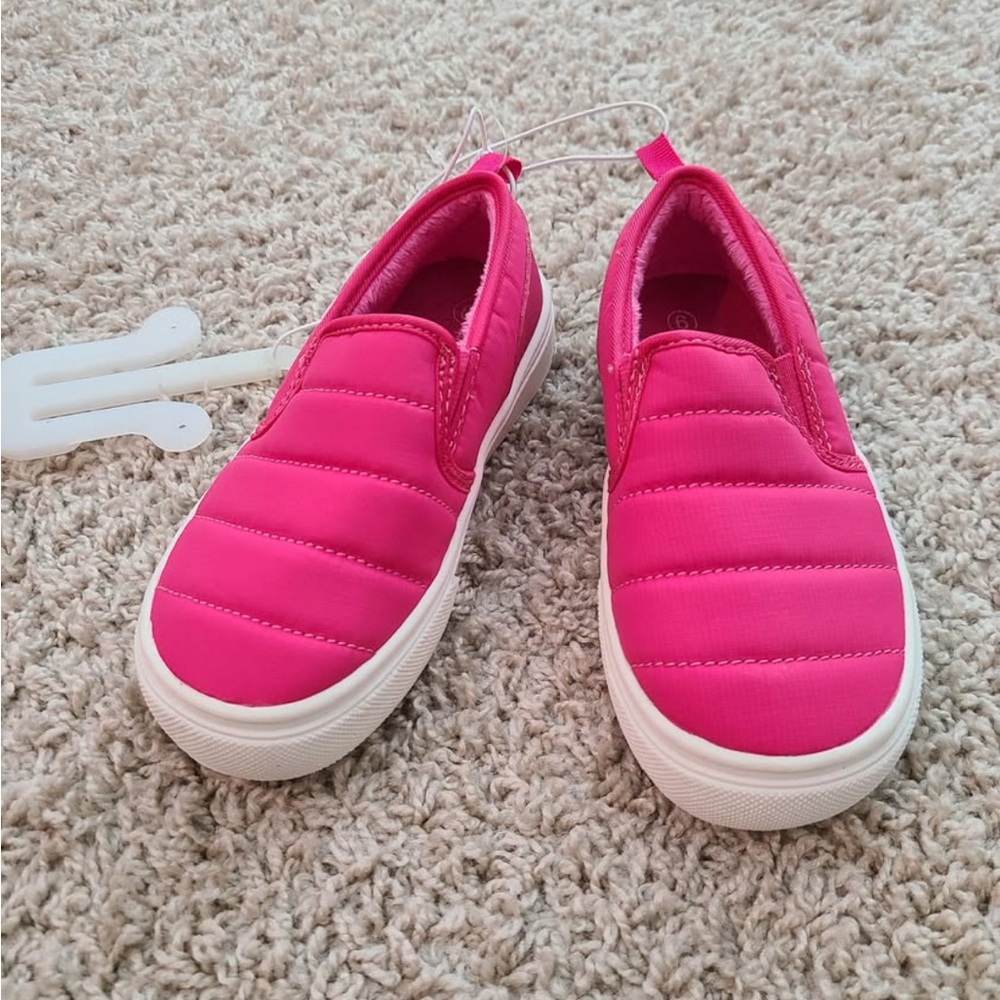 Kids Pink Slip-On Shoes